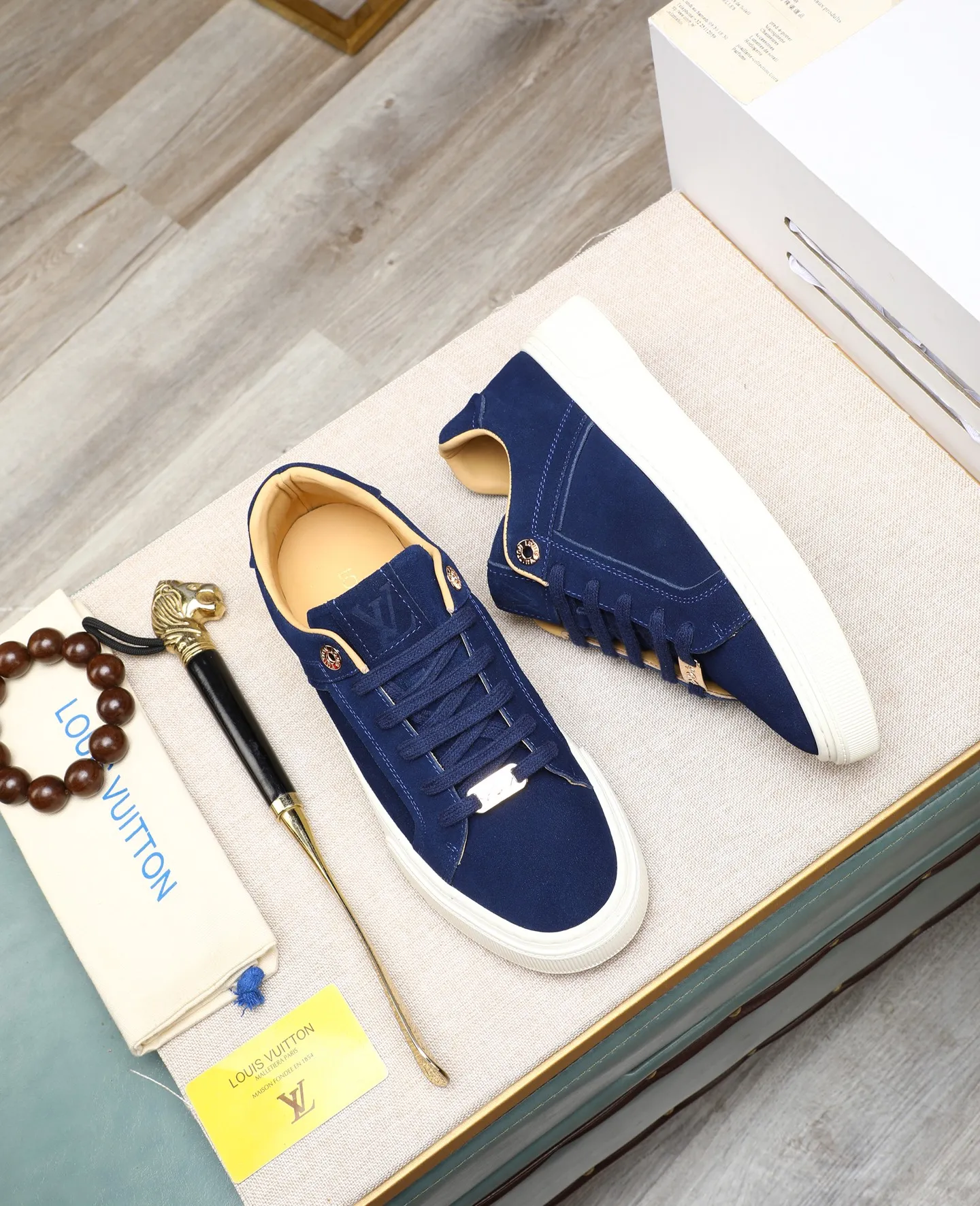 Men's shoes 💰460 [LV～] Men's casual shoes 2025z cabinet sales simultaneously 🔶Size: 38-44 #️⃣ 🔷3 colors🔜The upper is made of multi-material splicing➕cow leather lining, comfortable and breathable, sole: original comfortable and wear-resistant outsole, ⚠️real thing📱photographed🎬real thing is better📢📢📢